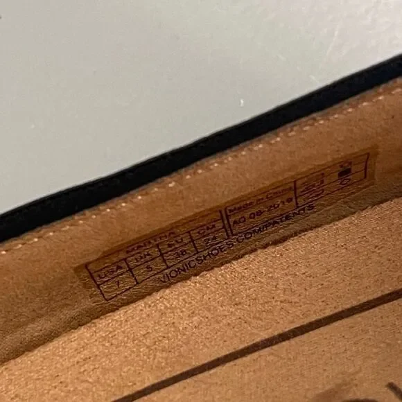 VIONIC SPARK MARTHA Metallic Black FlatsWOMEN'S Size 7 - Picture 5 of 6